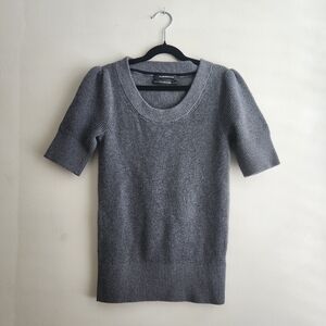 CLUB MONACO Short Puff Sleeve Sweater